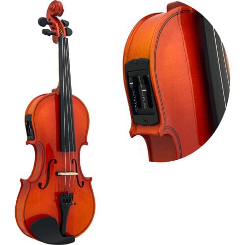 Acoustic Violin 4/4 Full Size Bow Rosin Wood String fiddle Band Black Case gift
