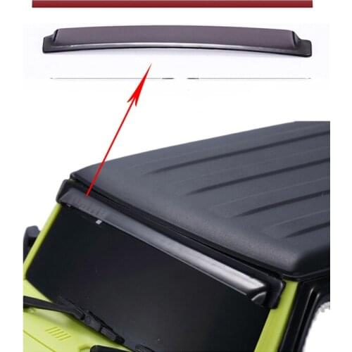 DJ Car Modification Parts Sun Hat Rain Gear for Xiaomi Suzuki Jimny Modified Accessories Acrylic Transparent Black Material