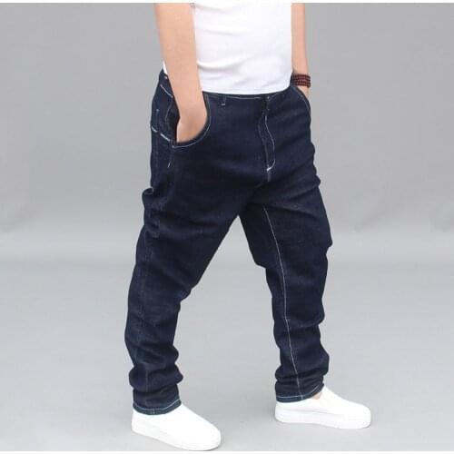 Jeans Men 2020 New Mens Loose Jeans Trendy Feet Harem Pants Mens Denim Pants Biking Jeans More Sizes 29-40