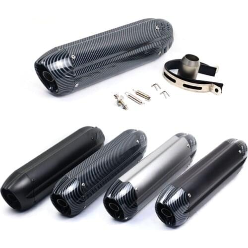 51MM Motorcycle Exhaust Mivv Muffler Pipe Escape moto GY6 Scooter Pit Dirt Bike Pipe For Kawasaki er6n sv650 crf 230 Z800 MT07
