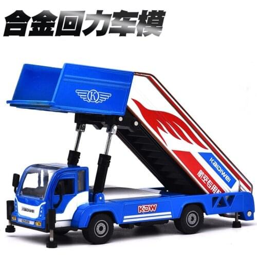 Alloy Scale Car Models Die-cast coche Toys for Children mkd2 1:43 auto Boarding Vehicle KDW Airport passenger staircase In box