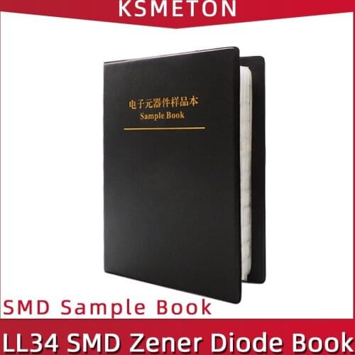 LL34 1/2W 2.4v-30v SMD Zener Diode Book 27 Values Package Assorted Kit 0.5W eries Sample Book commonly used Sample Kit