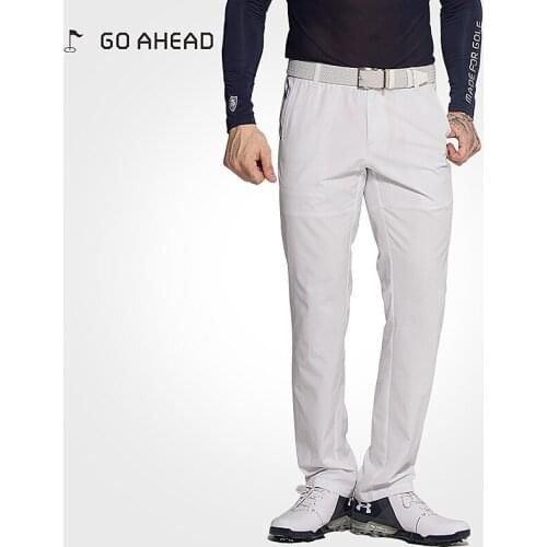 Golf Mens Sports Pants Comfortable All-match Black White Grey Golf Pants Comfortable Pants