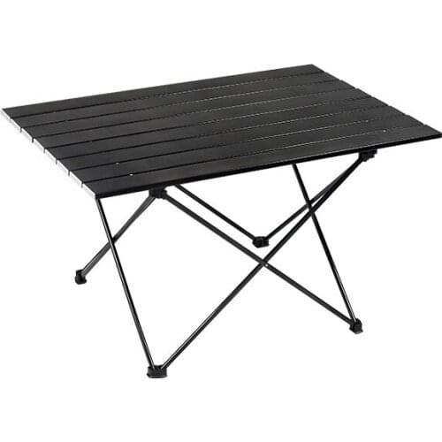 Solid Color Metal Portable Folding Dining Table Multifunctional Outdoor Table Convenient Storage And Durable Picnic Table LD732