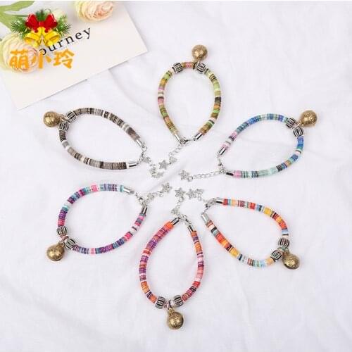 Cat Collar with Bell Cats Collars Kitty Necklace Safety Kitten Glow Kitten Neck Ring Reflective Cat Accessories Dog Gifts