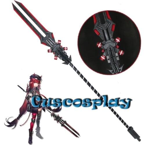 Game Arknights Vigna Cosplay Prop Spear Lance PVC Weapon Replica Prop Cosplay Weapons Christmas Halloween Party Toys for Teen