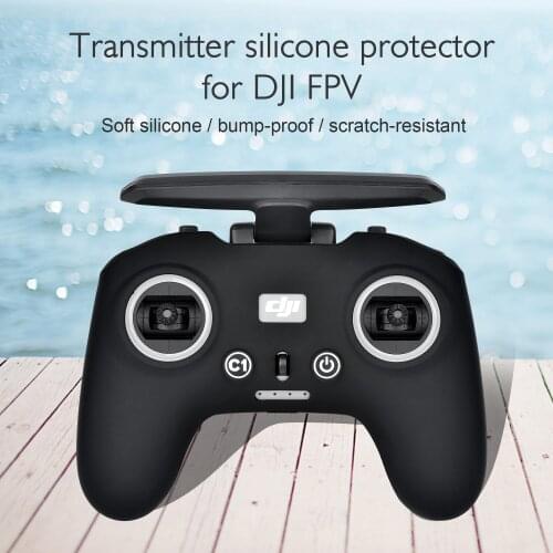 Motion Controller Protective Case Cover Anti-Fall Acratch Proof Drone Remote Control Silicone Sleeve Strap Lanyard For DJI FPV
