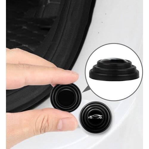 Universal Car Door Shock Stickers For VW For BMW Trunk Sound Insulation Pad Shockproof Thickening Cushion Shock Absorbing Gasket