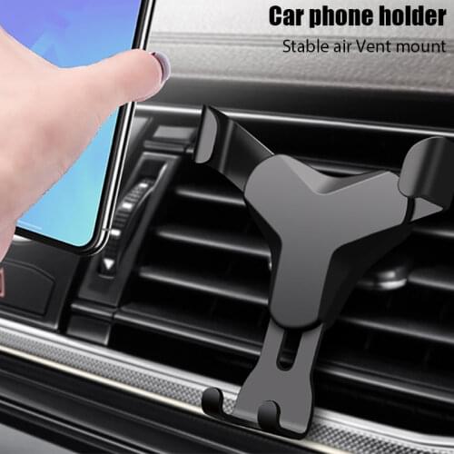 Y Type Vent Holder For Your Mobile Phone Gravity Stand Smartphone Gps Support For iPhone Huawei Xiaomi Samsung Phone Holder Auto