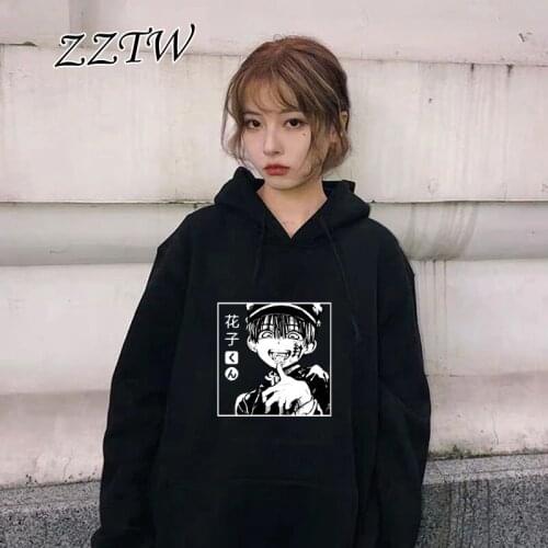 Anime Toilet Bound Hanako Kun Print Hip Hop Autumn Hoodie Women Oversized Hoodies Kpop Clothes Long Sleeve Sweatshirt for female