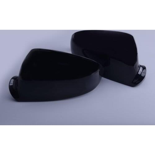 1Pair Black Car Rearview Mirror Door Cap Cover Housing Case Shell ABS fit for VW Golf Rabbit Jetta MK5 1K0 857 537 1K0 857 538