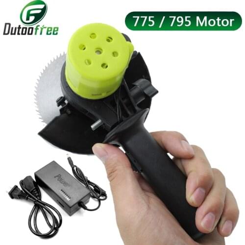 110-240V High-power DC Farm Cutting Saw Ginger Garlic Onion Garden Fruit Tree Pruning Grass Scissors Miniature Cutting Saw 90W