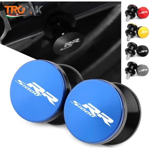 2PCS 8MM For BMW S1000XR S1000RR 2014 2015 2016 2017 2018 2019 2020 Motorcycle SwingArm Sliders Spools CNC Swing Arm Stand Screw