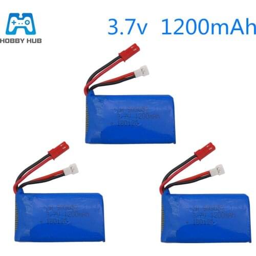 3pcs/lot 3.7V 1200 mAh 25C lipo battery For RC SYMA X5SW X5 M18 H5P 903052 RC Quadcopter Spare Parts rechargeable lipo battery