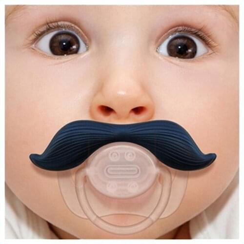 Hot Sale 4Pcs /1Set Silicone Funny Dummy Baby Soother Joke Prank Toddler Pacy Orthodontic Nipples Teether Baby Pacifier Care