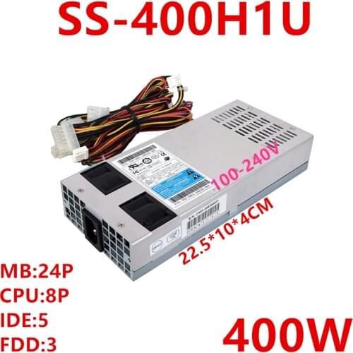 Almost New PSU For SeaSonic 1U 400W Power Supply SS-400H1U