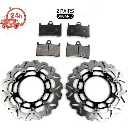 For Yamaha YZF R6 2005 - 2016 Front Brake Disc Rotor Pads Motorcycle YZF-R6 2006 2007 2008 2009 2010 2011 2012 2013 2014 2015