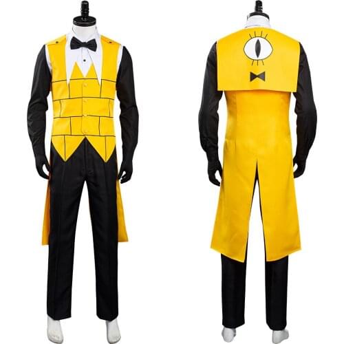 Anime Gravity Falls Bill Cipher Cosplay Costume Cosplay Costume Uniform Outfits Halloween Carnival Costumes