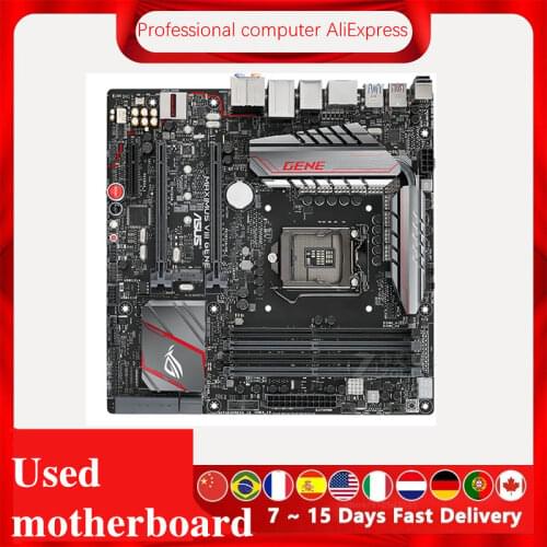 For Asus MAXIMUS VIII GENE Original Used Desktop Intel Z170 Z170M DDR4 Motherboard LGA 1151 i7/i5/i3 USB3.0 SATA3