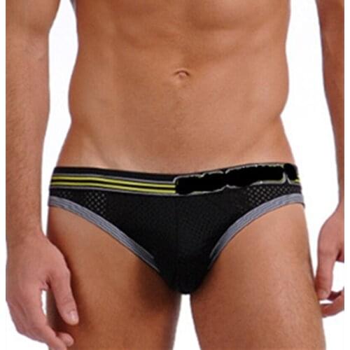 Men Sexy Silky Briefs Underwear Clothes Mens Briefs Underwear Male Quick-dry Brief Underpants