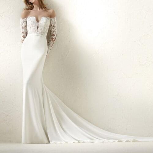 Myhtxyameixue Long Sleeve Wedding Dresses