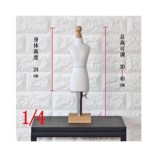 New 1/4 Mini Female Woman Body Mannequin Sewing For Clothes Model,Busto Dresses Form Stand1:4 Scale Jersey Bust Can Pin 1pc C760