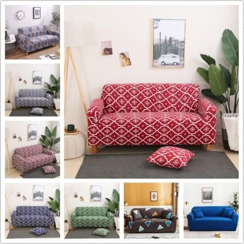 New Plaid Elastic Seat Sofa Cover Chaise Long Couch Flexible Sofa Slip Cover Armchair Wingback Case for Chair Relax