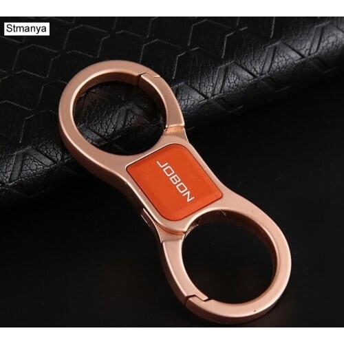 New Top Car Key Chain Men Women Brand Waist hanging Key Holder Car Key Ring Metal Keychain Business Gift Jewelry K1155