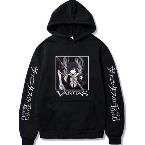 New Anime Hoodie The Case Study of Vanitas V-neck Pullovers Tops Male and Female