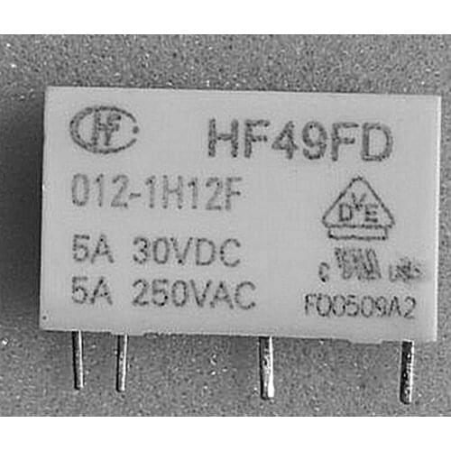 Wholesale 10pcs/lot relay HF49FD 012-1H12F