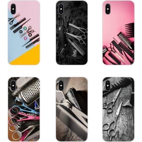Hair Stylist Scissors Brush switch For Samsung Galaxy J1 J2 J3 J4 J5 J6 J7 J8 Plus 2018 Prime 2015 2016 2017 Silicone Shell Case