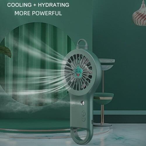 Portable Water Spray Mist Fan Electric USB Rechargeable Handheld Mini Fans Cooling Air Conditioner Humidifier for Outdoor