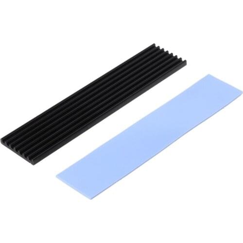 1Set Heatsink Heat Dissipation Radiator M.2 NGFF Cooling Heat Sink Heat Thermal Pads for M.2 NGFF 22110 PCI-E NVME SSD