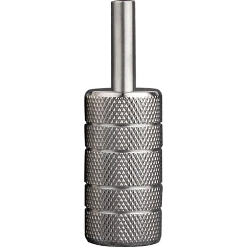 Stainless Steel Tattoo Grip 25Mm Professional Round Tattoo Machine Handle