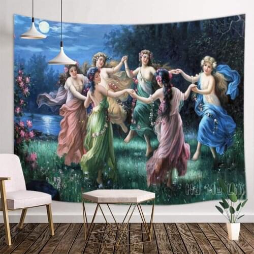 The Fairy Tapestries In The Fine Style Of Austrian Academic Painting