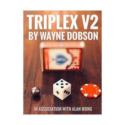 TRIPLEX V2/2.0 By Waybe Dobson and Alan Wong (Gimmicks + online teaching) Mind Magic Tricks Fun Illusions magia props
