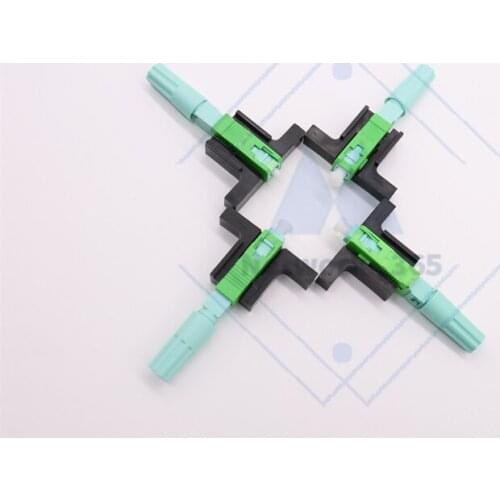 High Quality 50pcs/Lot FTTH 58MM SC APC Optical Fiber Connnector Fiber Optic APC Connector Single-Mode Free Shipping