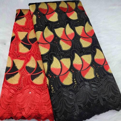 2.5yards swiss voile lace in switzerland +2.5yards african bazin riche fabric hot sale nigerian cotton embroidery dry swiss lace