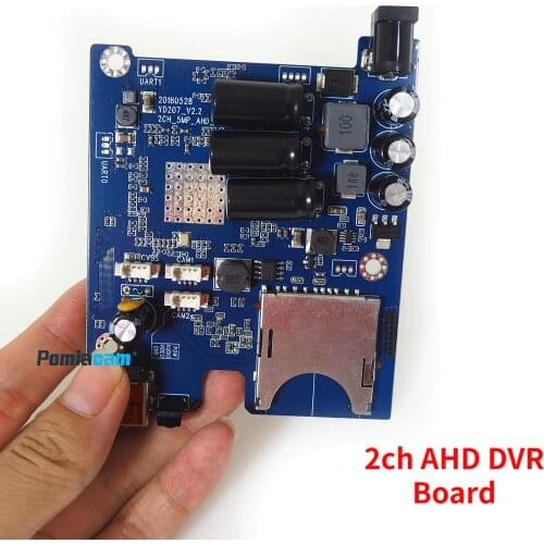 2CH MINI AHD DVR H.264 High Profile compression high resolution ull real-time recording AVI format 2CH MINI DVR video recorder