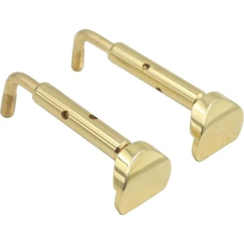2Pcs Chin Rest Clamp Screw String Instrument Parts for 3/4 4/4 Violin Fiddle