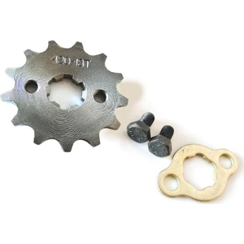 420 Chain 13 Tooth Sprocket 17mm Fits 125cc 140cc 150cc 160cc ATV Dirt Bike