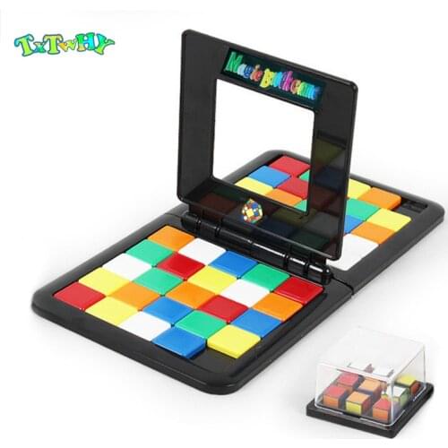 Cubo magico race game Parent-child Interaction Cube Desktop puzzle Funny Family Party Magic Cube Toys puzzles For kids adults