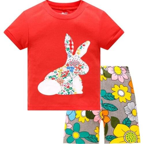 2020 kids pajamas sets Mermaid Baby girls clothes sweet dreams pijamas baby girls cartoon short sleeve T-shirt+shorts 2pcs