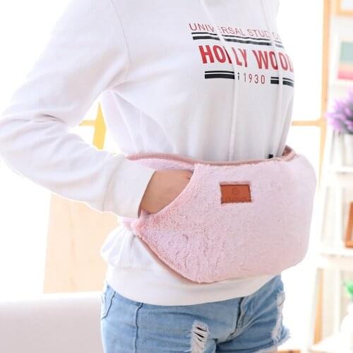 Electric Hot Water Bottle Can Be Removed and Washed Rechargeable Warm Waist Treasure Plush Cute Adorable Warm Baby