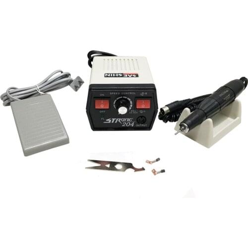 65W Electric Nail Drill Machine 35000rpm Strong 204 Electric Manicure Set Pedicure Machine Professionals Electric Nail File