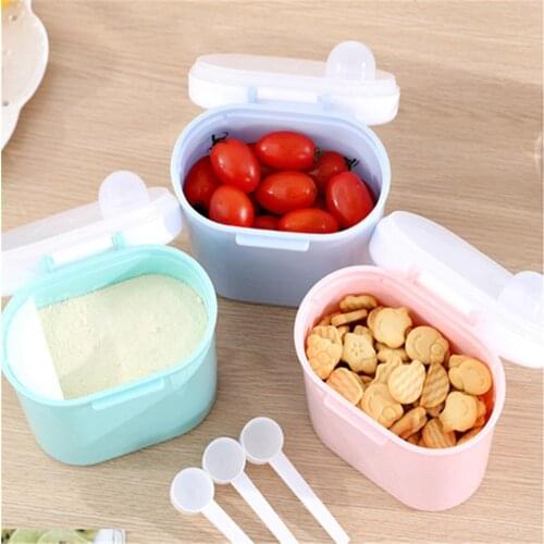 High Capacity Baby Milk Powder Container Melkpoeder Baby Food Snack Storage Box Double Layer Infants Feeding Box For Newborn