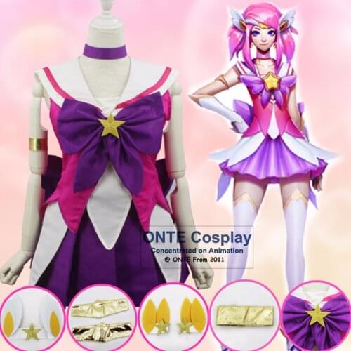 Fashion Games LOL The Lady Of Luminosity Lux Cosplay Costumes Sailor Moon / Puella Magi Madoka Magica Fancy Outfits Dress
