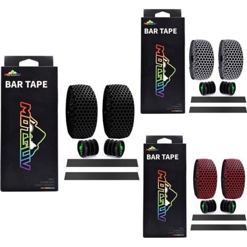 MOTSUV Bicycle Handlebar Tape Road Bike Silica Gel Tape Soft Breathable Bike Handlebar Tape MTB Fixed Gear Belt