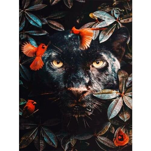 Flower DIY 11CT Embroidery Cross Stitch Kits Craft Needlework Set Cotton Thread Printed Canvas Home Decoration Wholesale Room