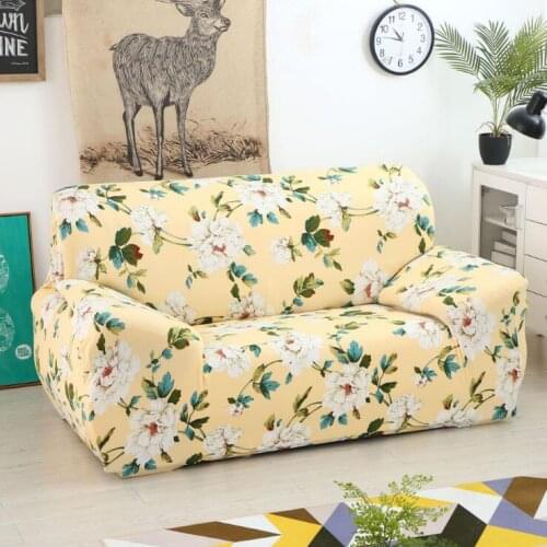 Modern Print Pure Color Fashion Elastic Sofa Covers For Living Room Sofa Cover Stretchable Sofa Cushion Washable Sofa Slipcover